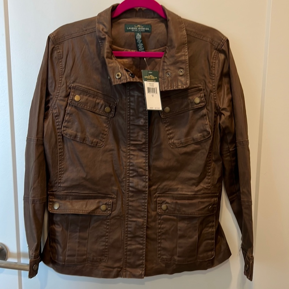 Lauren Jeans Co. by Ralph Lauren Coated Cotton Jacket